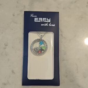 Effy Silver Necklace with Multicolor Gemstones